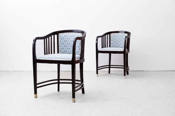 Art Nouveau Armchairs by Joseph Maria Olbrich, Vienna, 1900, Set of 2-ZNO-1768599