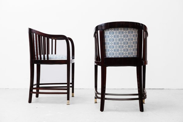 Art Nouveau Armchairs by Joseph Maria Olbrich, Vienna, 1900, Set of 2-ZNO-1768599