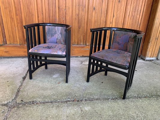 Art Nouveau Armchairs in the style of Josef Hoffmann, 1920, Set of 2-OXJ-1721924