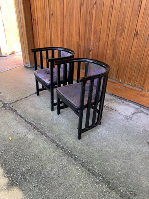 Art Nouveau Armchairs in the style of Josef Hoffmann, 1920, Set of 2-OXJ-1721924