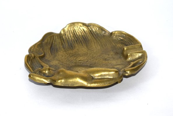 Art Nouveau Ashtrays in Bronze, 1890s, Set of 2-VA-1794597