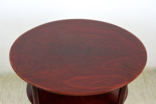 Art Nouveau Beechwood Side Table by J. Hoffmann for J & J Kohn, Austria, 1910s-TQA-1322315