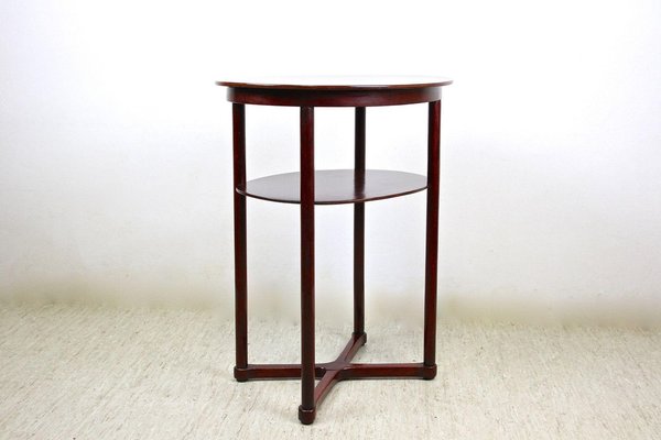 Art Nouveau Beechwood Side Table by J. Hoffmann for J & J Kohn, Austria, 1910s-TQA-1322315