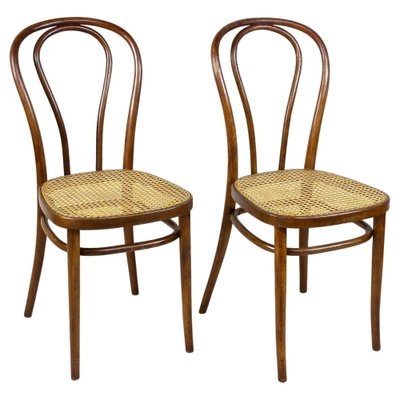 Art Nouveau Bentwood Chairs No. 14, Austria, 1890s, Set of 2-TQA-1401613