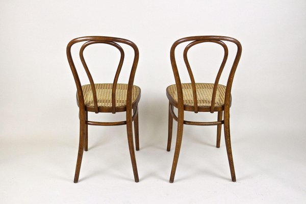 Art Nouveau Bentwood Chairs No. 14, Austria, 1890s, Set of 2-TQA-1401613