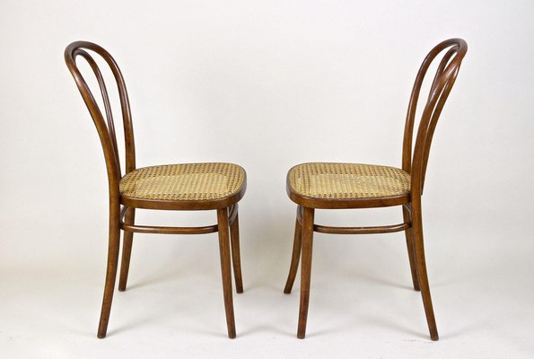 Art Nouveau Bentwood Chairs No. 14, Austria, 1890s, Set of 2-TQA-1401613