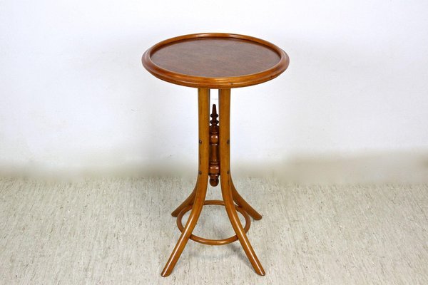 Art Nouveau Bentwood Side Table from Mundus, Austria, 1900s-TQA-1322311