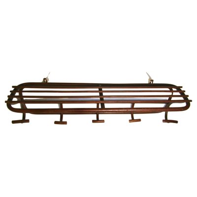 Art Nouveau Bentwood Wall Coat Rack from Thonet-MJY-1209162