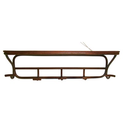 Art Nouveau Bentwood Wall Coat Rack from Thonet-MJY-1209162