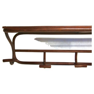 Art Nouveau Bentwood Wall Coat Rack from Thonet-MJY-1209162