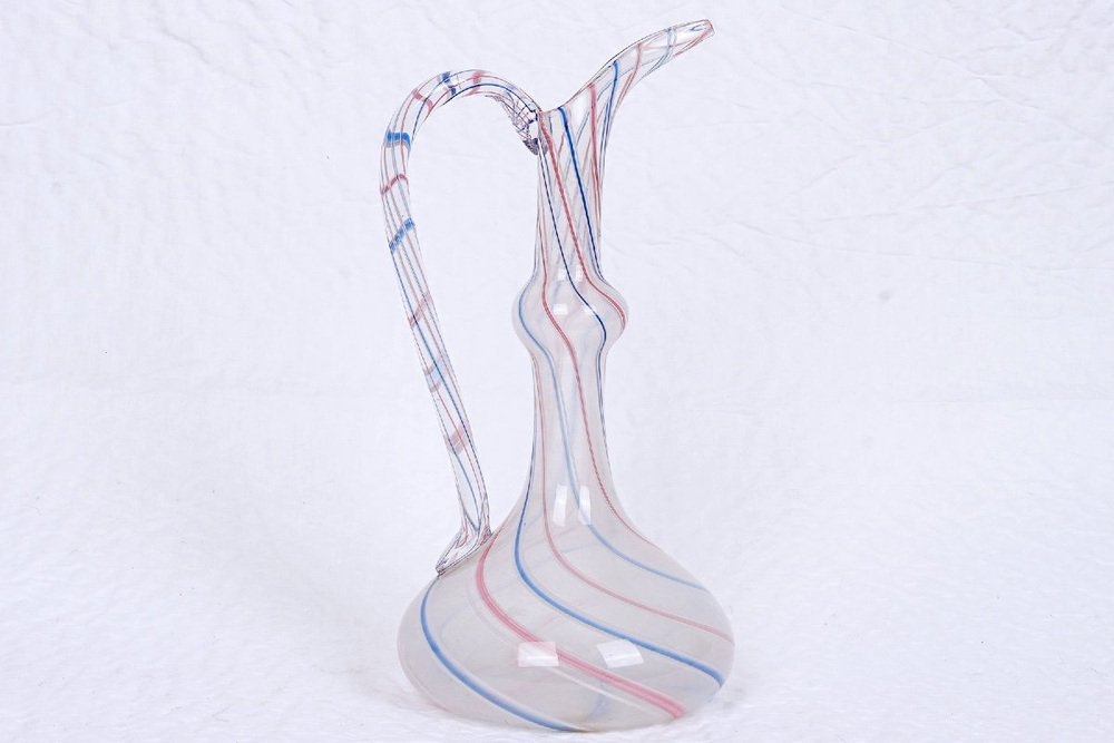 Art Nouveau Blown Glass Ewer