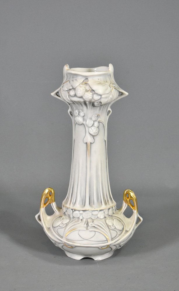 Art Nouveau Bohemia Vases from Royal Dux, 1920s, Set of 2