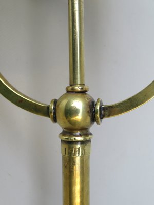 Art Nouveau Brass Ceiling Light-EY-1175416