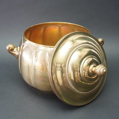 Art Nouveau Brass Punch Bowl from Böhm & Hennen Ignatius Taschner-RST-1244964