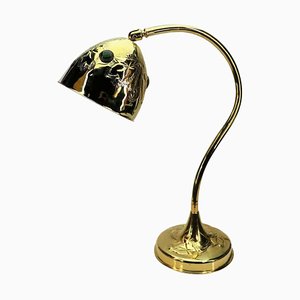 Art Nouveau Brass Table Lamp with Glass Cabochons, 1910-VDW-885980