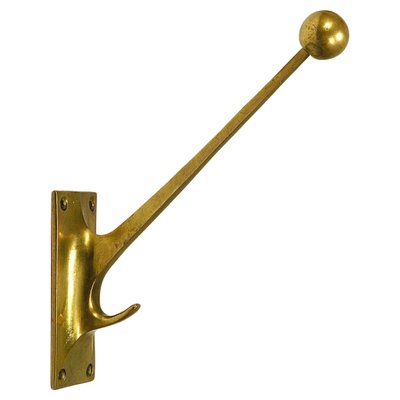 Art Nouveau Brass Wall Hook by Adolf Loos for Knize & Comp. Vienna, Austria, 1909-MWV-1820533