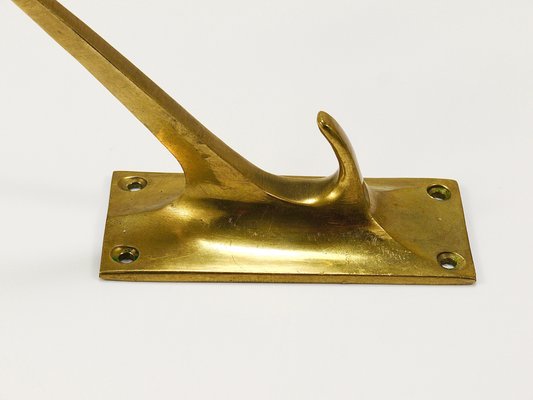 Art Nouveau Brass Wall Hook by Adolf Loos for Knize & Comp. Vienna, Austria, 1909-MWV-1820533