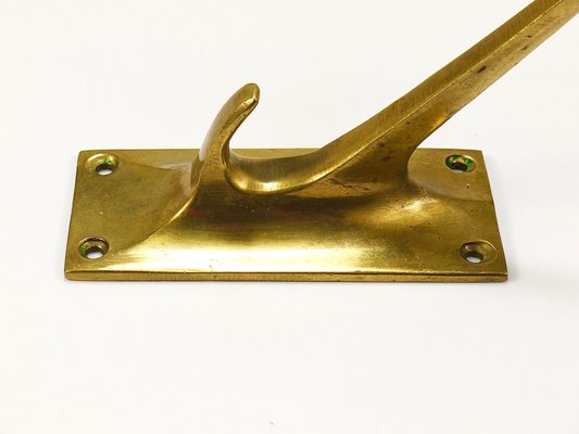 Art Nouveau Brass Wall Hook by Adolf Loos for Knize & Comp. Vienna, Austria, 1909-MWV-1820533