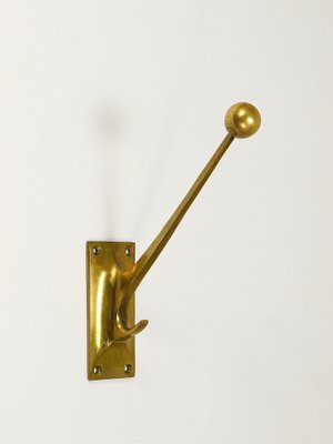 Art Nouveau Brass Wall Hook by Adolf Loos for Knize & Comp. Vienna, Austria, 1909-MWV-1820533