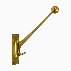 Art Nouveau Brass Wall Hook by Adolf Loos for Knize & Comp. Vienna, Austria, 1909-MWV-1820533