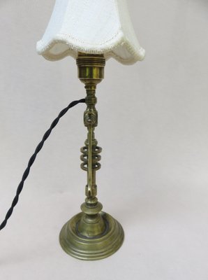 Art Nouveau Bronze Table Lamp-EY-1358263