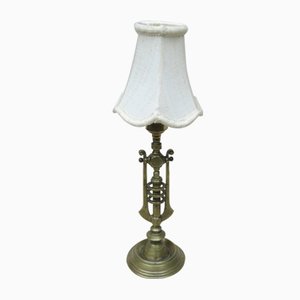 Art Nouveau Bronze Table Lamp-EY-1358263