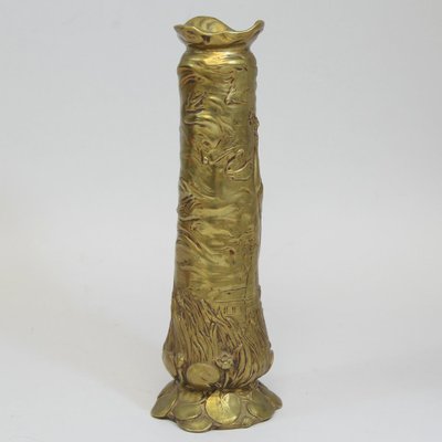 Art Nouveau Bronze Vase by Paul Louche-NE-672697