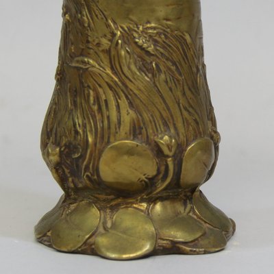 Art Nouveau Bronze Vase by Paul Louche-NE-672697