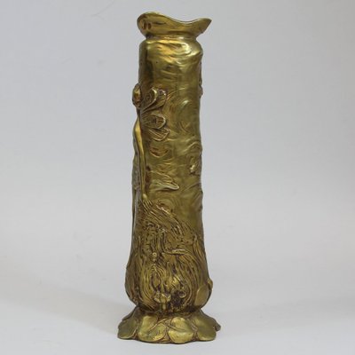 Art Nouveau Bronze Vase by Paul Louche-NE-672697