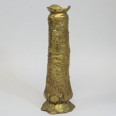 Art Nouveau Bronze Vase by Paul Louche-NE-672697