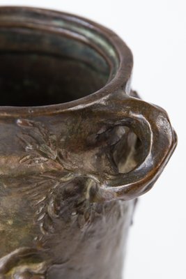 Art Nouveau Bronze Vase from Gustave-Joseph Cheret-FSD-605638