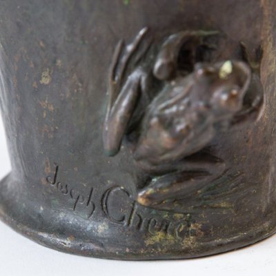 Art Nouveau Bronze Vase from Gustave-Joseph Cheret-FSD-605638