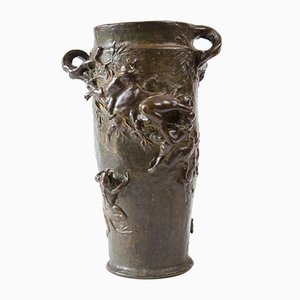 Art Nouveau Bronze Vase from Gustave-Joseph Cheret-FSD-605638