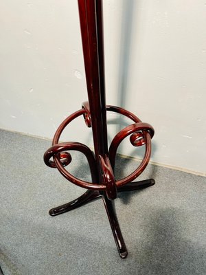 Art Nouveau Brown Beech Coat Rack-NUO-1285512