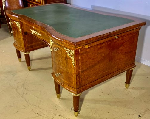 Art Nouveau Bureau in Wood Marquetry, 1920s-EQU-1417221