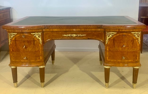 Art Nouveau Bureau in Wood Marquetry, 1920s-EQU-1417221