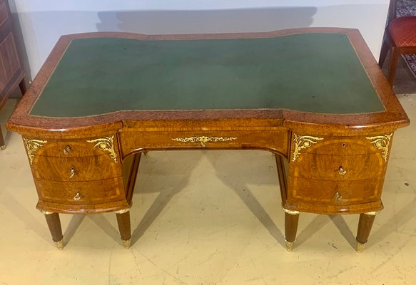 Art Nouveau Bureau in Wood Marquetry, 1920s-EQU-1417221