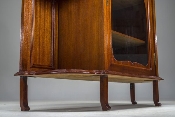 Art Nouveau Cabinet with Mirror, 1890s-ZZH-2038032