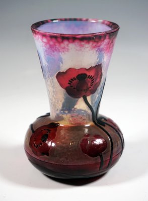 Art Nouveau Cameo Vase from Daum Nancy, France, 1895-EMT-1780842