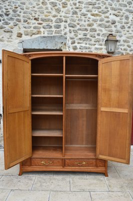 Art Nouveau Carved Bedroom Set attributed to Louis Majorelle, Set of 4-XNH-1017691