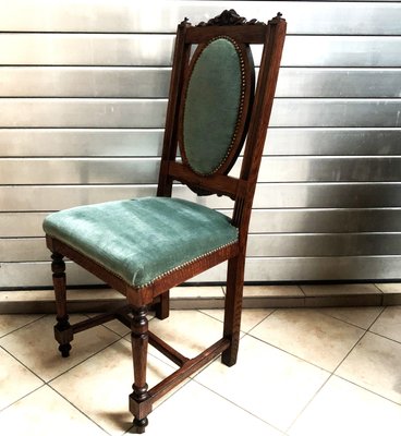 Art Nouveau Chair in Oak, Early 20th Century-WQQ-2022913