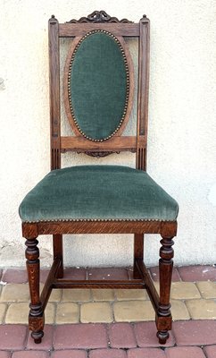 Art Nouveau Chair in Oak, Early 20th Century-WQQ-2022913