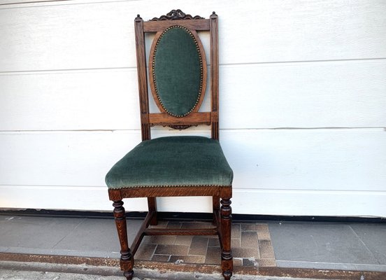 Art Nouveau Chair in Oak, Early 20th Century-WQQ-2022913