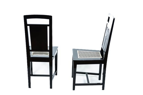 Art Nouveau Chairs by Friedrich Otto Schmidt, Set of 2-TSE-1293508