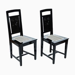 Art Nouveau Chairs by Friedrich Otto Schmidt, Set of 2-TSE-1293508