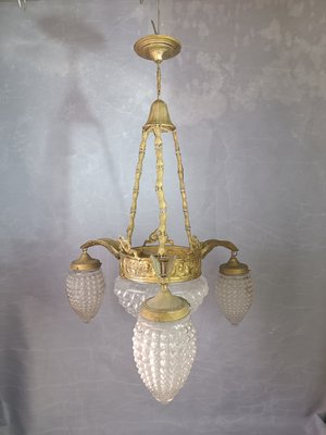 Art Nouveau Chandelier, 1890s-ZVO-1421689