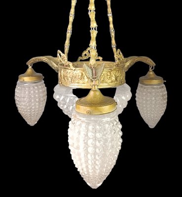 Art Nouveau Chandelier, 1890s-ZVO-1421689