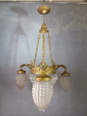 Art Nouveau Chandelier, 1890s-ZVO-1421689