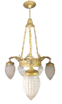 Art Nouveau Chandelier, 1890s-ZVO-1421689