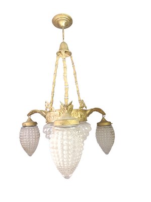 Art Nouveau Chandelier, 1890s-ZVO-1421689